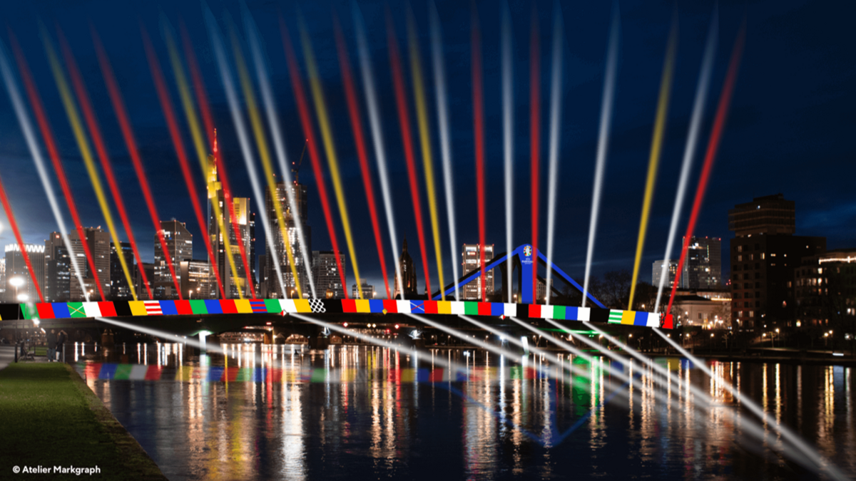 Frankfurts OpenAir Choreografie zur EM 2024 Flößerbrücke wird zu